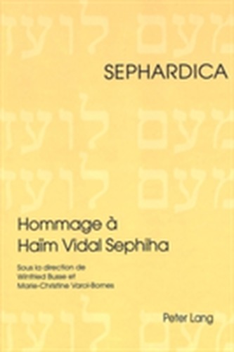 Hommage a Haim Vidal Sephiha