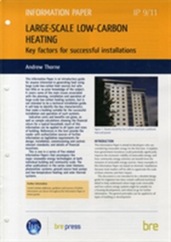 Large-scale Low-carbon Heating
