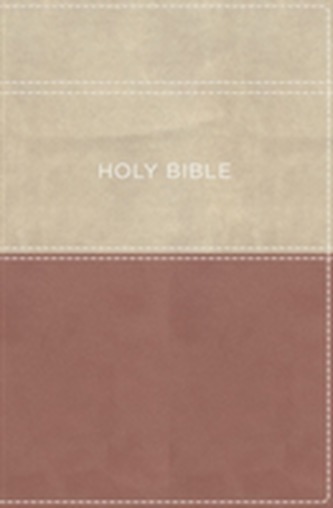 KJV, Apply the Word Study Bible, Large Print, Leathersoft, Pink/Cream, Indexed, Red Letter Edition