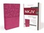 NKJV, Value Thinline Bible, Standard Print, Leathersoft, Pink, Red Letter Edition, Comfort Print