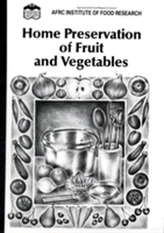 Home Preservation of Fruit and Vegetables