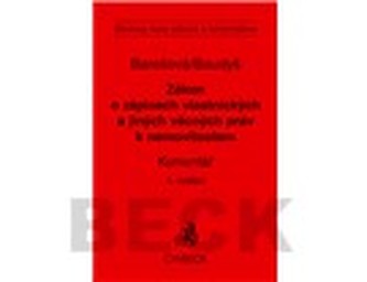 Zákon o zápisech vlastnických a jiných věcných práv k nemovitostem 4.vydanie