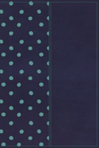 NKJV, Gift Bible, Leathersoft, Navy/Turquoise, Red Letter Edition