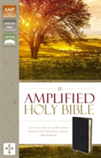 Amplified Holy Bible, Bonded Leather, Black