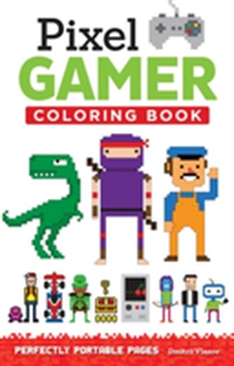 Pixel Gamer Coloring Book
