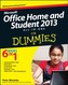 Office Home & Student 2013 All-In-One for Dummies