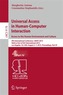 Universal Access in Human-Computer Interaction.Access to the Human Environment and Culture