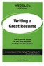 WEDDLE's WIZNotes: Writing a Great Resume