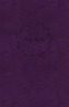 NKJV, Value Thinline Bible, Large Print, Imitation Leather, Purple, Red Letter Edition, Comfort Print