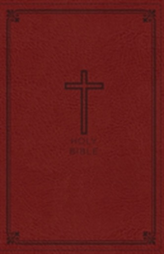 NKJV, Thinline Bible, Standard Print, Leathersoft, Red, Red Letter Edition, Comfort Print