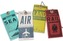 LUGGAGE TAGS AIR RAIL LAND SEA