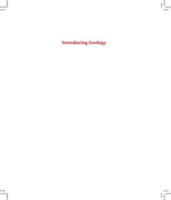 Introducing Geology