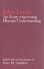John Locke: An Essay concerning Human Understanding