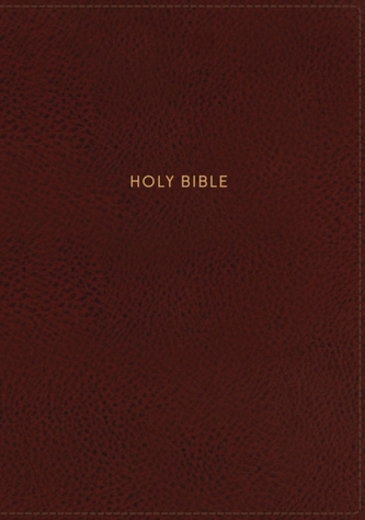 NKJV, Deluxe Reference Bible, Personal Size Giant Print, Leathersoft, Red, Indexed, Red Letter Edition, Comfort Print