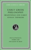 Early Greek Philosophy, Volume I