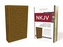NKJV, Reference Bible, Center-Column Giant Print, Leathersoft, Tan, Red Letter Edition, Comfort Print