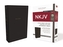 NKJV, Deluxe Reference Bible, Center-Column Giant Print, Leathersoft, Black, Red Letter Edition, Comfort Print