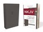 NKJV, Reference Bible, Personal Size Giant Print, Leathersoft, Gray, Red Letter Edition, Comfort Print