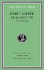 Early Greek Philosophy, Volume Iv