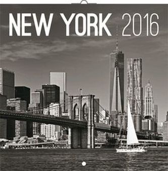 Kalendář nástěnný 2016 - New York - Jakub Kasl, poznámkový  30 x 30 cm