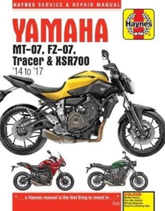 Yamaha MT-07 (Fz-07), Tracer & XSR700 Service and Repair Manual