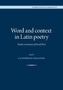 Word and Context in Latin Poetry