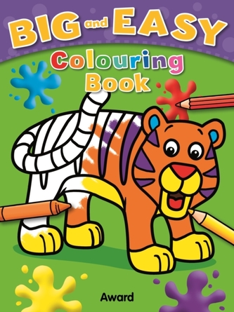 BIG EASY COLOURING BOOKTIGER