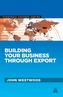 Building Your Business Through Export