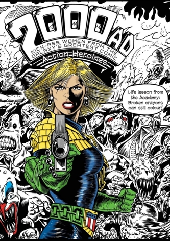 The 2000AD Action Heroines Colouring Book