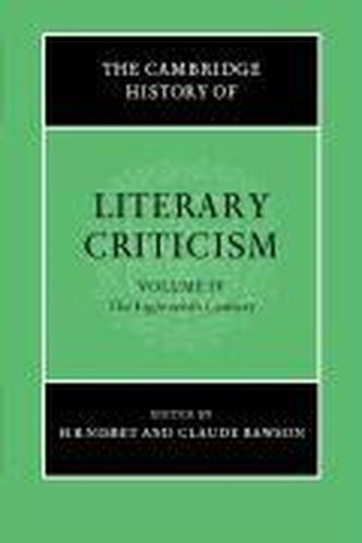 The Cambridge History of Literary Criticism: Volume 4, The Eighteenth Century