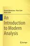 An Introduction to Modern Analysis