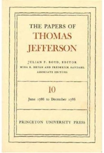 The Papers of Thomas Jefferson, Volume 10
