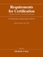 Requirements for Certification