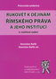 Rukověť k dějinám římského práva a jeho institucí