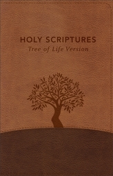 Tlv Thinline Bible, Holy Scriptures, Walnut/Brown, Tree Design Duravella
