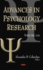 Advances in Psychology Research