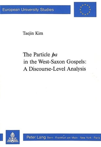 Particle a in the West-Saxon Gospels
