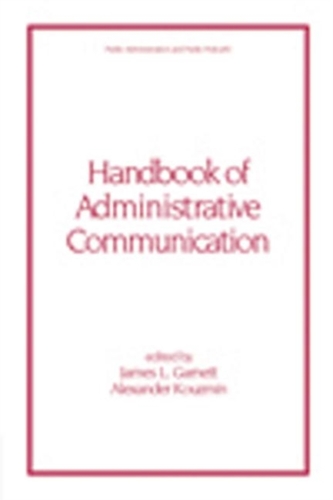 Handbook of Administrative Communication