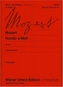 RONDO A MINOR K 511 ORIGINAL EDITION & F