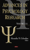 Advances in Psychology Research