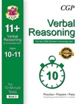 10-Minute Tests for 11+ Verbal Reasoning Ages 10-11 (Book 2) - CEM Test