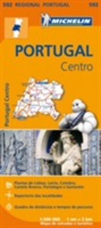 Portugal Centro - Michelin Regional Map 592