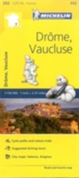 Drome, Vaucluse - Michelin Local Map 332
