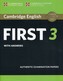 Cambridge English First 3 Student's Book with Answers