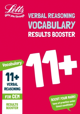 11+ Vocabulary Results Booster for the CEM tests