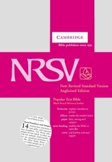 NRSV Popular Text Edition with Apocrypha NR533:TA black French Morocco leather