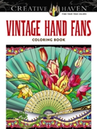 Creative Haven Vintage Hand Fans Coloring Book