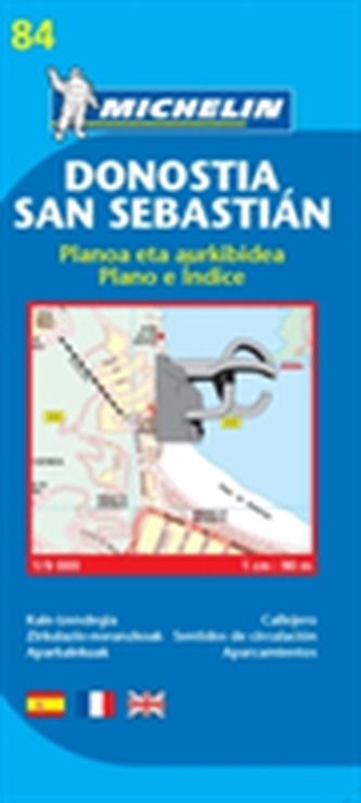 San Sebastian - Michelin City Plan 84