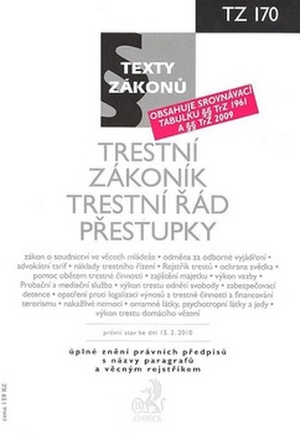 Trestní zákoník. Trestní řád.