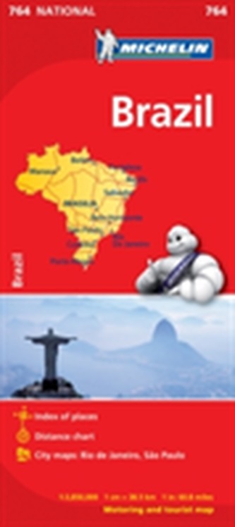 Brazil - Michelin National Map 764